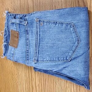 MADEWELL 25x26 FADED WISKERD DISTRESSED STRETCH CROPPED GIRLS JEGGING JEANS
